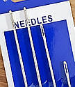 Набір циганських голок для шиття NEEDLES 4 шт/уп, фото 3