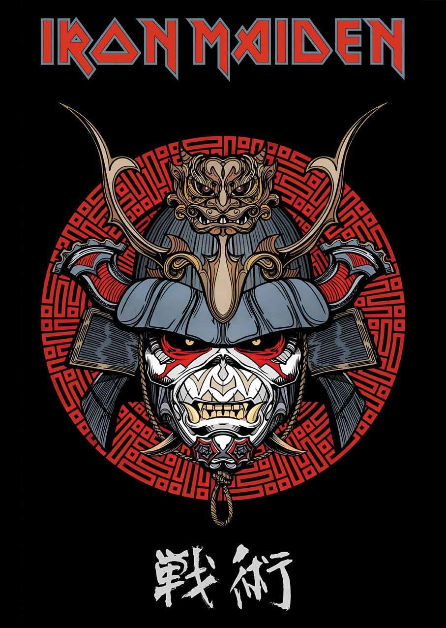 Плакат Iron Maiden - Senjutsu Samurai Eddie