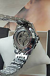 Чоловічий наручний годинник Emporio Armani механіка silver, фото 4