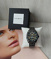 Чоловічий наручний годинник Emporio Armani механіка black