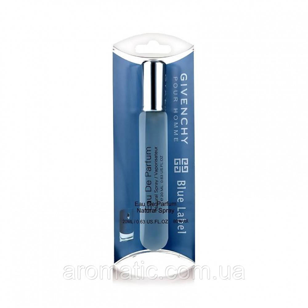 Парфум чоловічий Givenchy Pour Homme Blue Label 20 мл
