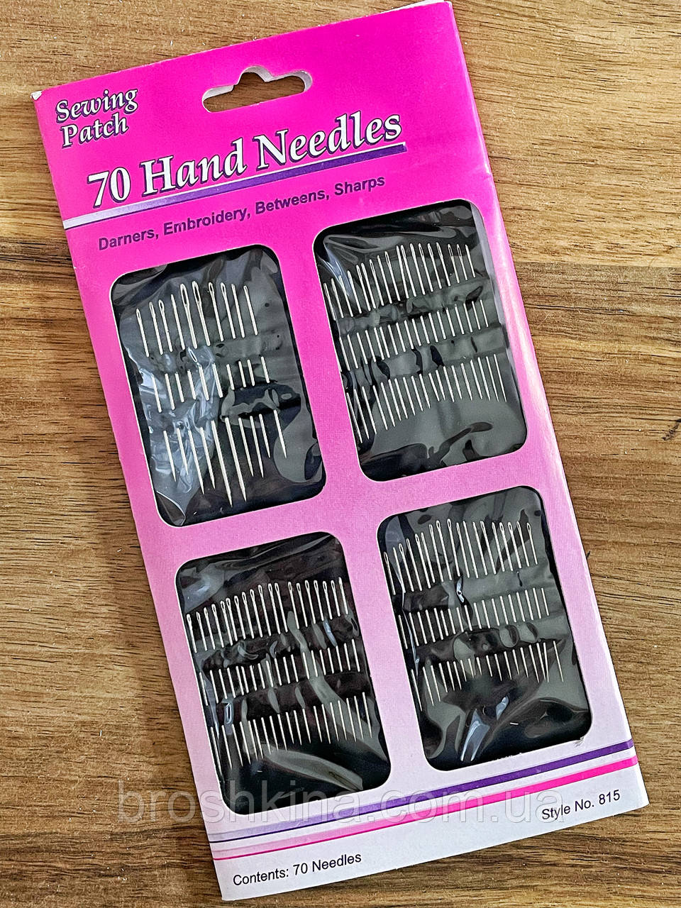 Набір швейних голок для шиття 70 шт/уп, фото 1