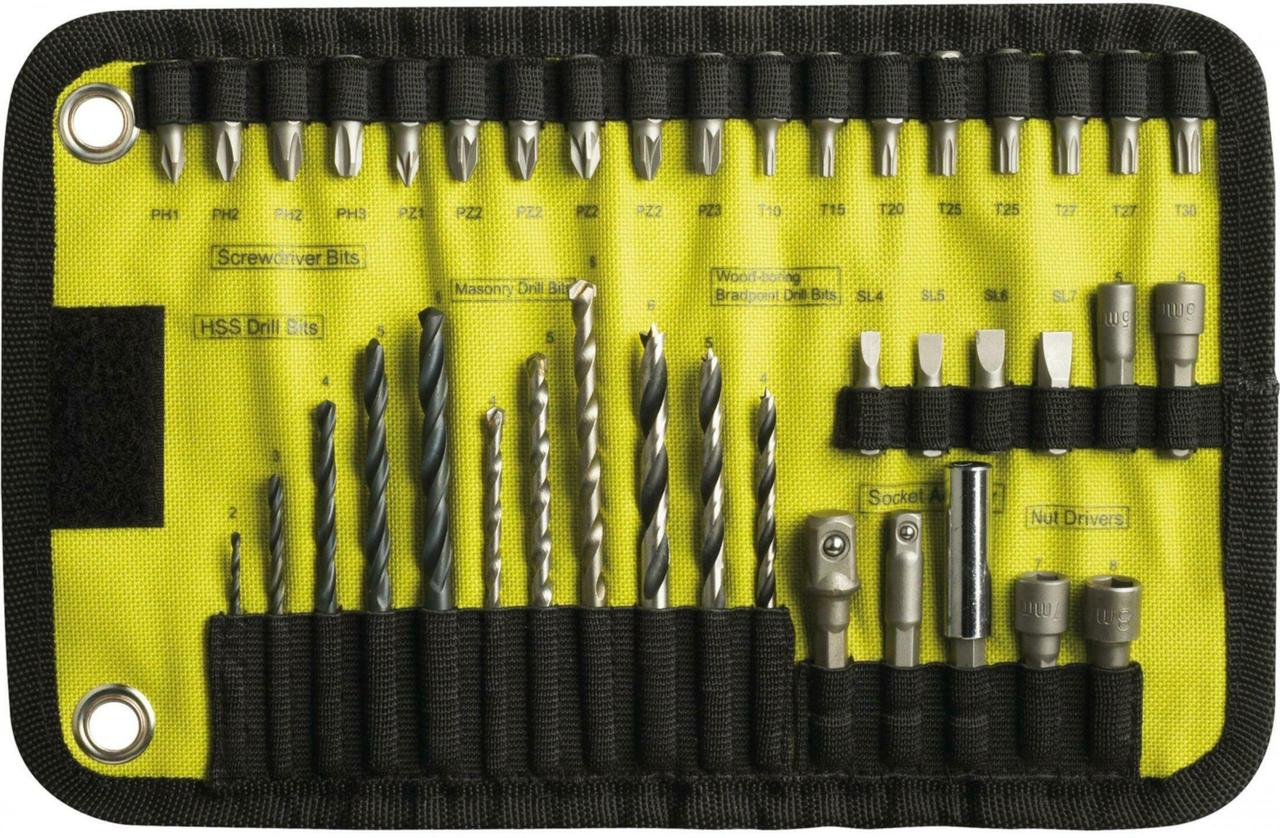 Ryobi Набір біт і свердел RAK40RM 40шт чохол, фото 1
