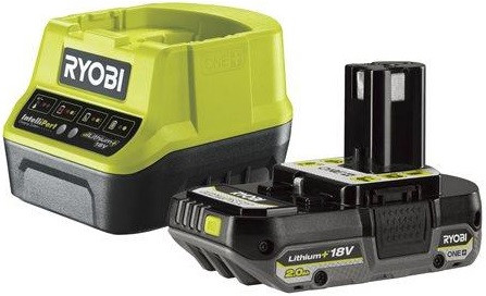 Ryobi Набір акумулятора та зарядного пристрою ONE+ RC18120-120C 18В 1х2А·год ЗП 2А
