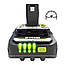 Ryobi Акумулятор ONE+ RB1820C 18В 2А·год 0.4кг (unpacked), фото 8
