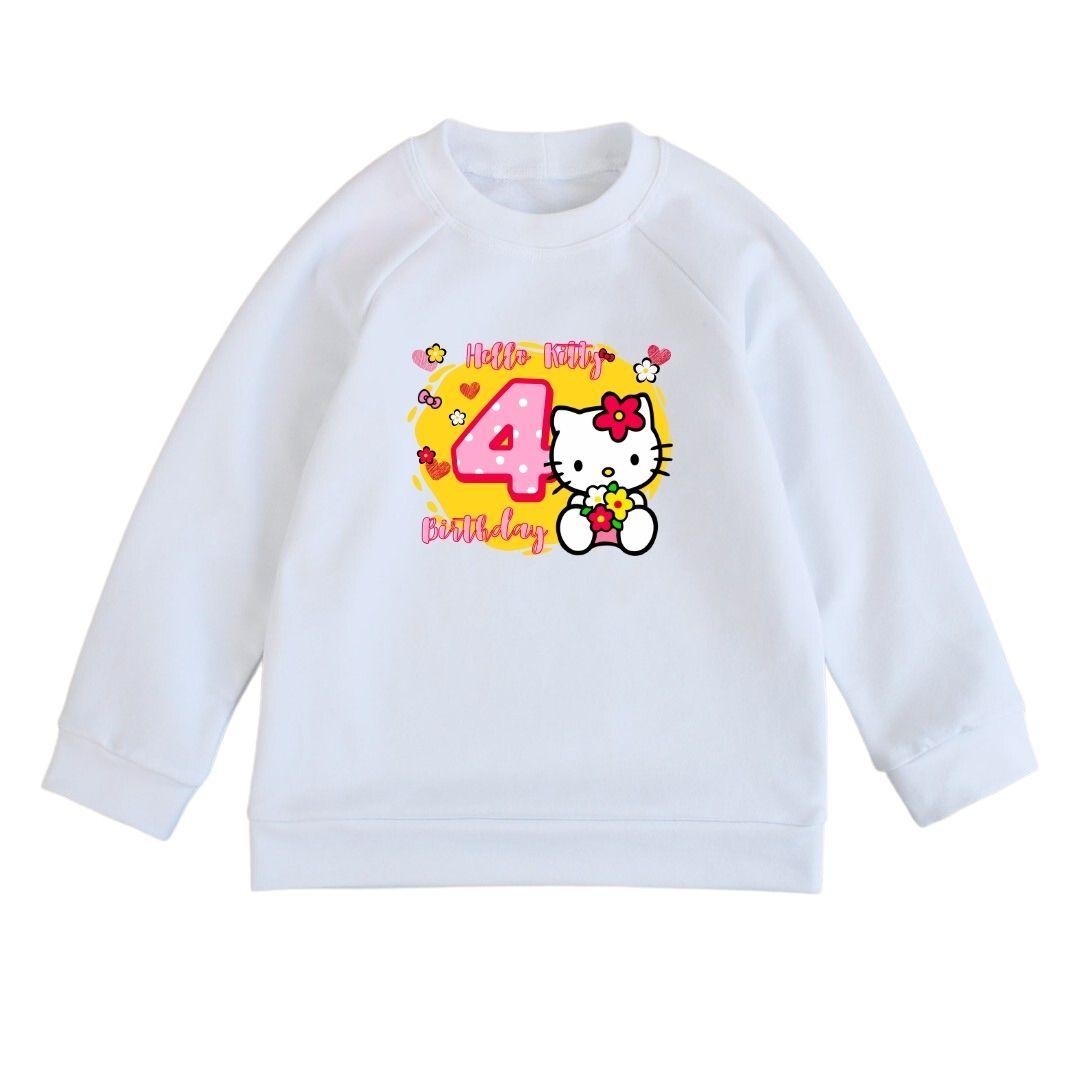 Світшот дитячий з принтом Hello Kitty Birthday 4 роки