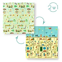 Дитячий складаний килимок Nils Fun City MD04 195x180 см, фото 5