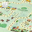 Дитячий складаний килимок Nils Fun City MD04 195x180 см, фото 9