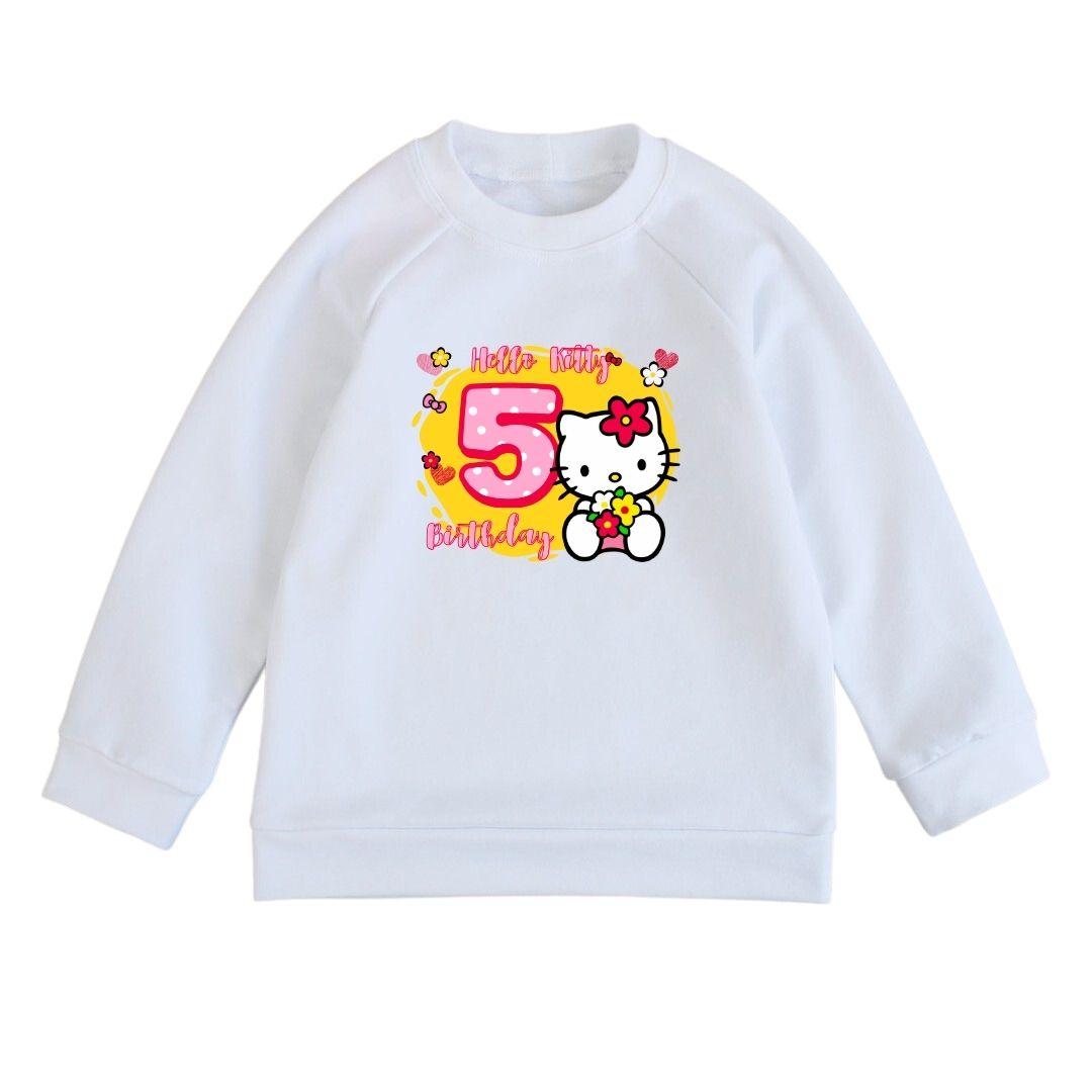 Світшот дитячий з принтом Hello Kitty Birthday 5 років, фото 1