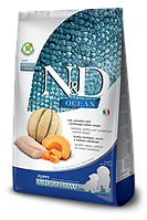 Farmina N&D Grain Free Puppy Medium&Maxi беззерновий корм для цуценят крупних та середніх порід з тріскою, 2,5 кг.