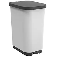 Контейнер для сміття з педаллю Rotho (Рото) Ribo 35 л (10610) Білий