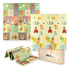 Дитячий складаний килимок Nils Fun Zoo MD04 195x180 см