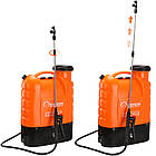 Обприскувач ранцевий акумуляторний Demon 16 л Mar-Pol M80203, фото 3