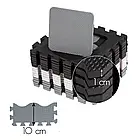 Розвивальний килимок манеж-пазл NILS Fun MD03 140x140см 36 елементів GRAY, фото 6