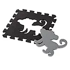 Розвивальний килимок манеж-пазл NILS Fun MD03 140x140см 36 елементів GRAY, фото 8