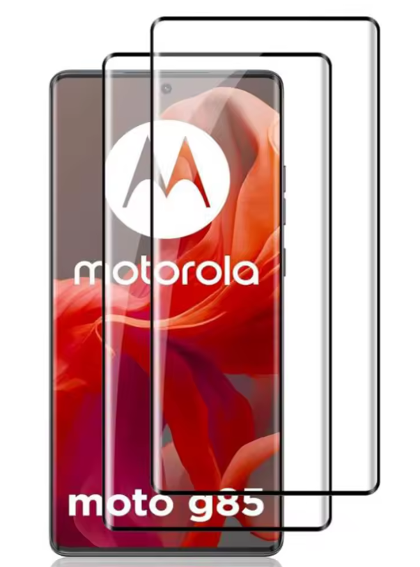 Захисне скло 2 шт CDK для Motorola Moto G85 | 3D Full Glue (018458) (black)