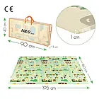 Дитячий складаний килимок Nils Fun City MD04 195x180 см, фото 6