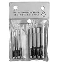 Набір просічок 9 од. 2.5, 3, 4, 5, 6, 7, 8, 9, 10 мм. Vorel 76705