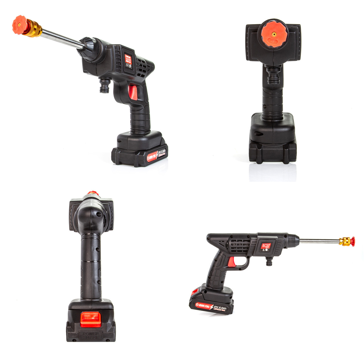 Акумуляторна мийка високого тиску Mar-Pol M90139 (30 барів, акумулятор 21V, 5 м шланг) - фото 6 - id-p2505717038