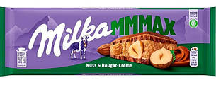 Шоколад Молочний Мілка з Фундуком та Кремом Milka MMMax Nuss & Nougat-Creme 300 г Швейцарія