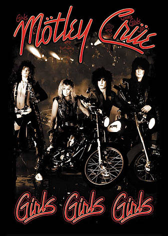 Плакат Motley Crue - Girs, Girls, Girls, фото 1