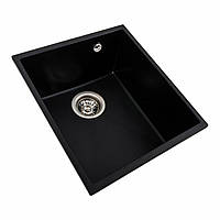 Мойка для кухни из камня прямоугольная Valeso 3744 ROXY черная (SP000047371)