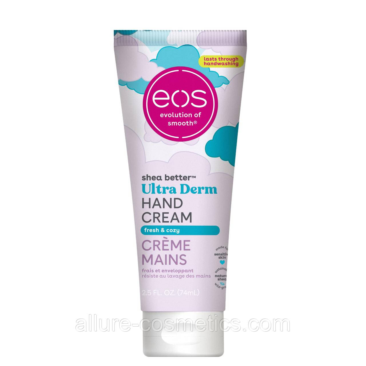 Крем для рук з олією ши EOS Shea butter Hand Cream Fresh And Cozy