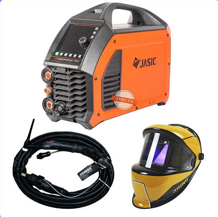 Апарат аргонодугового зварювання Jasic TIG-200P AC/DC PFC (E2S22) EVO20 (маска Rihno 900, пальник Parke 26), фото 1
