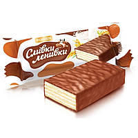 Цукерки Сливки-Ленивки Roshen 1 кг (вафельні цукерки Рошен)