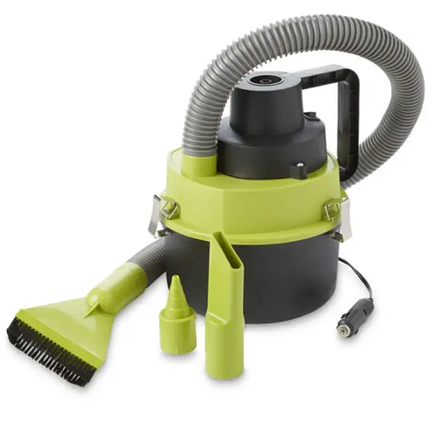 Автомобільний потужний пилосос для сухого та вологого прибирання 3 насадки, фото 1