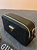 Жіноча сумка Guess The Snapshot Bag Total Black (Чорна) Екошкіра Крос Боді на 2 відділення широкий ремінь Гесс, фото 3