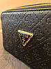 Жіноча сумка Guess The Snapshot Bag Total Black (Чорна) Екошкіра Крос Боді на 2 відділення широкий ремінь Гесс, фото 8
