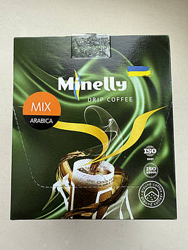 Кава Minelly МІХ АРАБІКИ дріп-пакет 10 шт