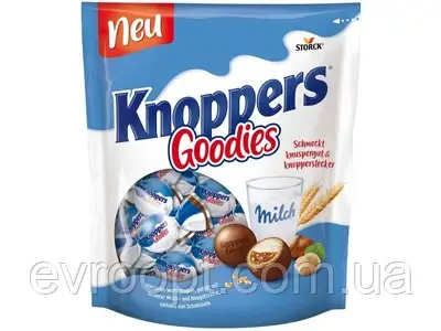 Цукерки Кноперс Knoppers Goodies 180 г