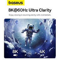 Кабель Baseus High Definition Series Type-C to DP 8K Adapter 1.5m, фото 7