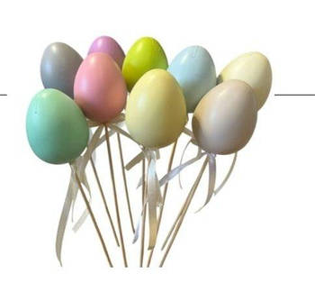 Великодній топер для декору Яйце матове 6*5 см