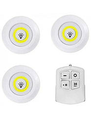 Набір нічників з пультом набір 3 шт OPT-TOP LED light with Remote Control set (1756375633), 8545849 — 561