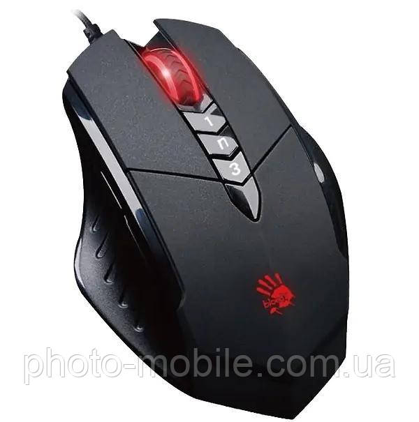 Ігрова комп'ютерна миша A4tech V7MA Bloody Black Holeless