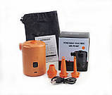 Насос для човнів, матраців, басейнів LW-A-2004 5200mAh USB помаранчевий, фото 2