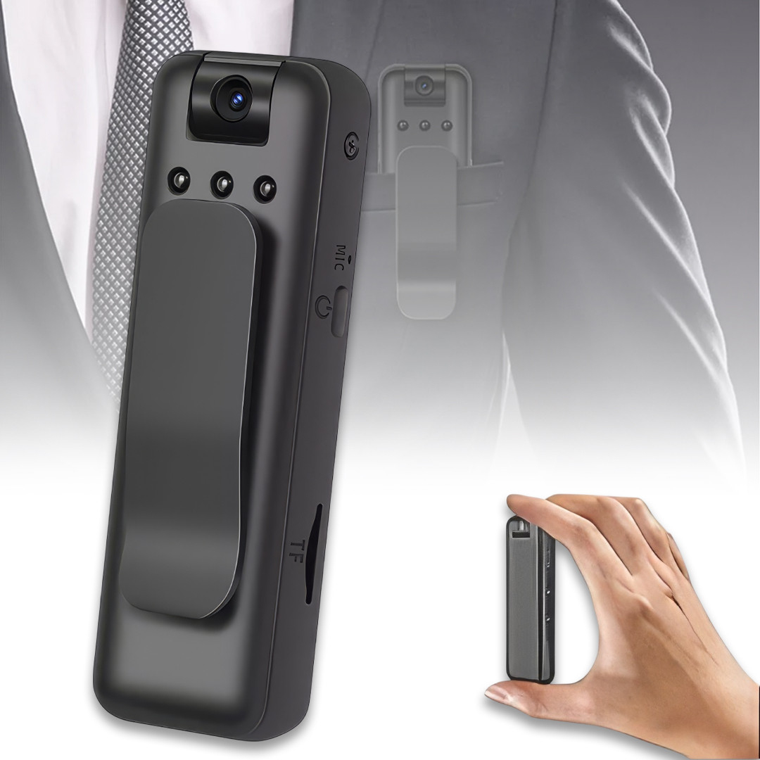 Міні-камера бездротова з поворотним об'єктивом та нічною зйомкою 1080P Full HD Wi-Fi, фото 1