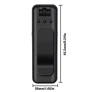 Міні-камера бездротова з поворотним об'єктивом та нічною зйомкою 1080P Full HD Wi-Fi, фото 10