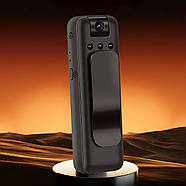 Міні-камера бездротова з поворотним об'єктивом та нічною зйомкою 1080P Full HD Wi-Fi, фото 3