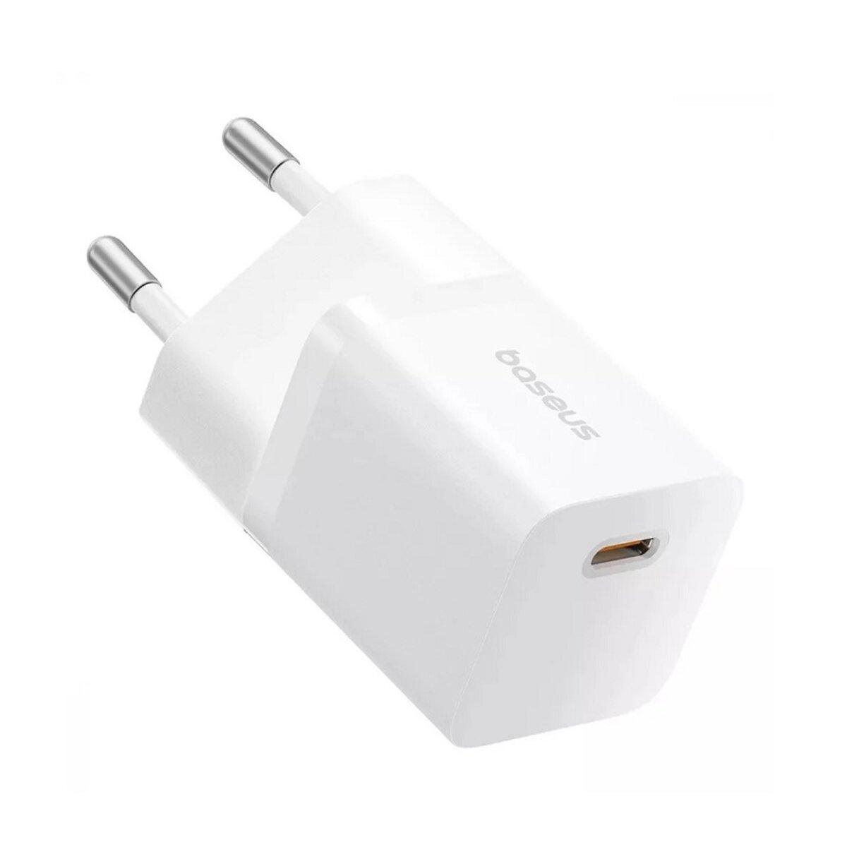 Мережевий зарядний пристрій Baseus GaN5 Fast Charger (mini) 1C 25W EU Moon White