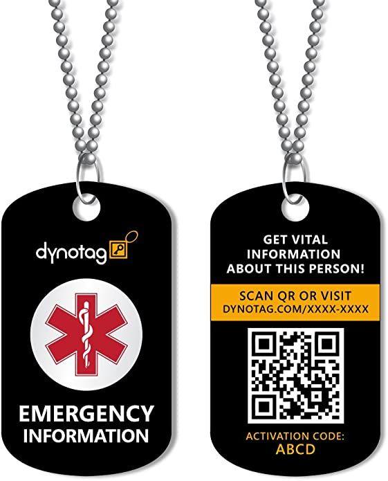 Брелок із qr кодом металевий
