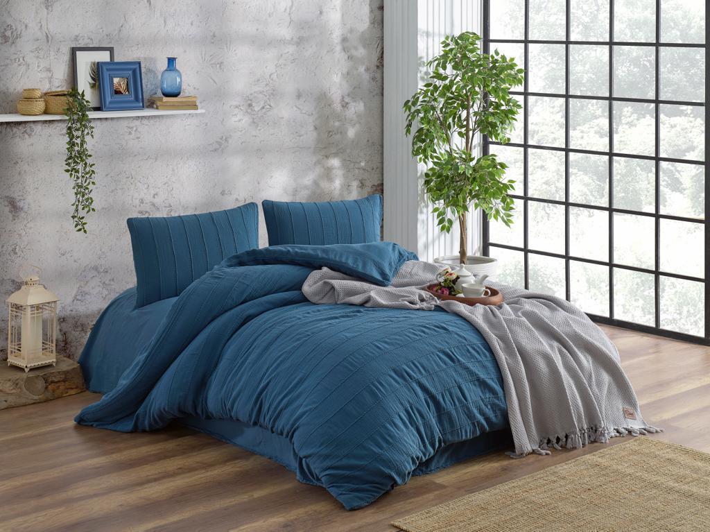 Постільна білизна Sikel Muslin Patara 200 х 220 см Mavi
