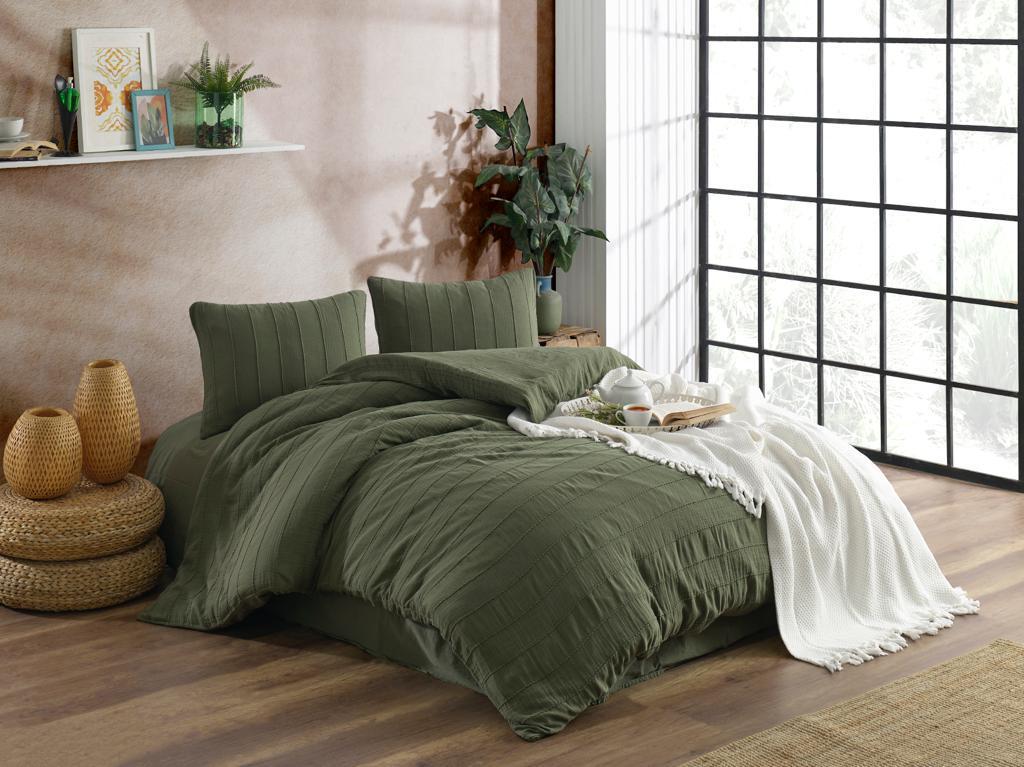 Постільна білизна Sikel Muslin Patara 200 х 220 см Yesil