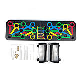 Дошка для віджимання, Упори з різними хватами, Дошка для віджимання від підлоги Стійки віджимань WA-12, фото 6