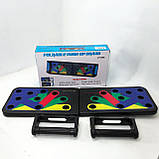 Дошка для віджимання, Упори з різними хватами, Дошка для віджимання від підлоги Стійки віджимань WA-12, фото 8