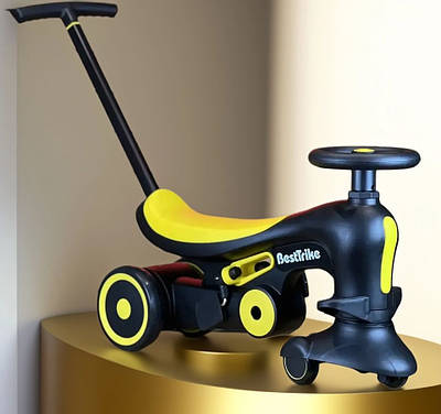 Унікальний дитячий велосипед толокар 4в1 Ігровий веломобіль каталка малюкові до 4 років для прогулянок з батьками