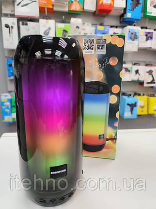 Колонка Borofone BR25 Crazy sound colorful luminous Bluetooth (Чорний), фото 1